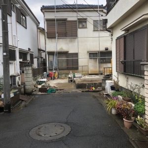 江戸川区　木造二階建て解体工事