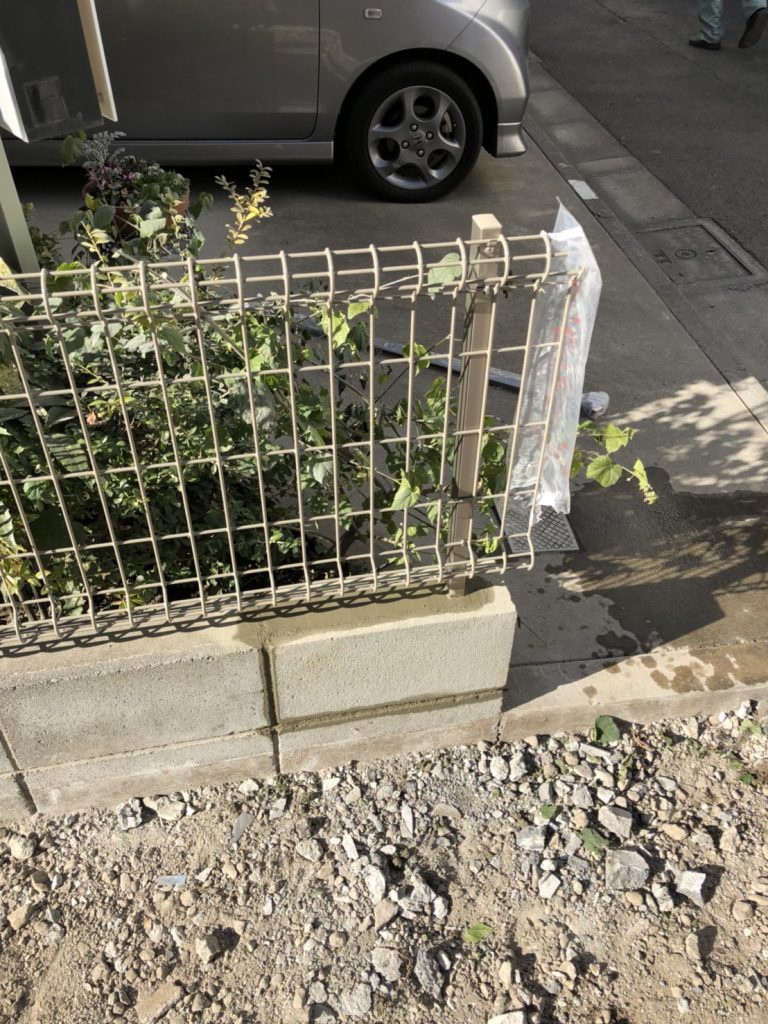 板橋区　ブロック補修工事