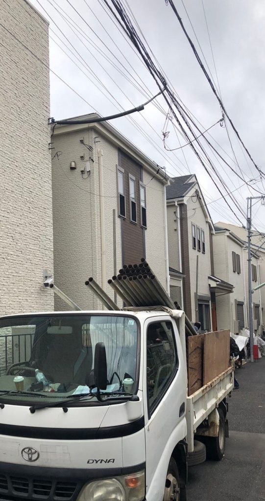 足立区　木造二階建て解体工事